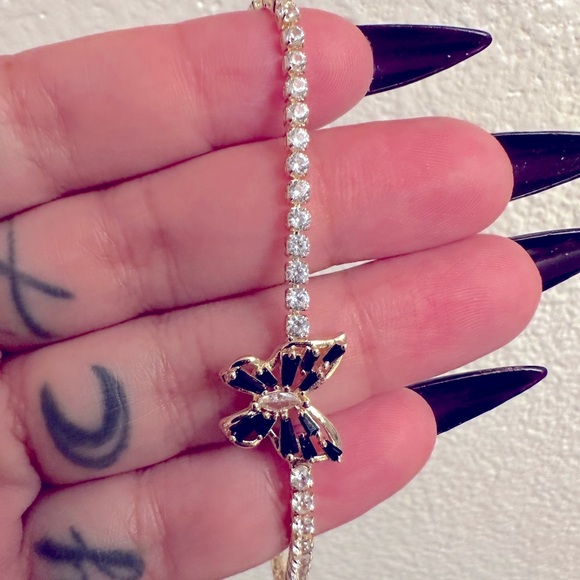 Black Butterfly Bracelet - Picture 3 of 4